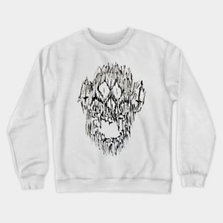 Hell Monkey - White/Gray Crewneck Sweatshirt